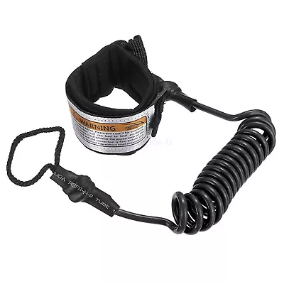 >> 5ft Coiled  Surf Leash Safety Hand Rope For Stand Up Paddle Board Surfboard • $24.38